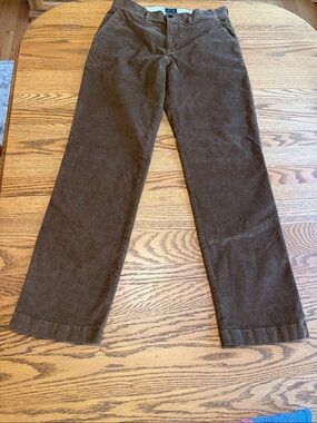J. Crew Men's Corduroy Pants in Brown
